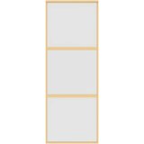 vidaXL Drsna vrata zlata 76x205 cm mat ESG steklo in aluminij | Shoptok.si