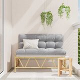  Vanjsko sjedenje Svjetlosiva 110 x 74,5 x 71 cm Čelik | Eponuda.ba