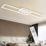Nettlife LED stropna svetilka črne barve, moderna geometrijska zatemnljiva stropna razsvetljava z daljinskim upravljalnikom, (22111116) Cene