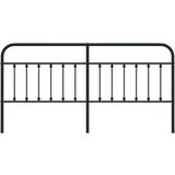  Metalno uzglavlje crno 193 cm | shoptok.hr
