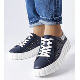 Gemre Navy sneakers with patch inserts Cijene