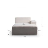 Atelier Del Sofa Kutni namještaj Melva, 360x145x100 cm, Bijela | Eponuda.ba