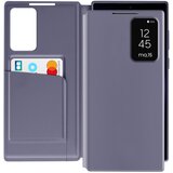 Avizar Usnjeno ohišje za Galaxy S23 Ultra Display Window Card Holder, Lavanda, (5000015878) | Shoptok.si
