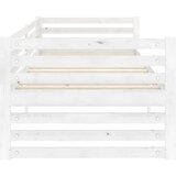  Dnevni ležaj od masivne borovine bijeli 90 x 200 cm | shoptok.hr