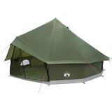 vidaXL Tipi šator 10-osobni Maslinastozelena Poliester i čelik - Vojska zelena 10 osoba | shoptok.hr