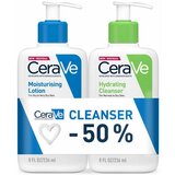 CeraVe hidratantni losion 236ml + 50% popusta na hidratantnu emulziju za čišćenje 236ml cene