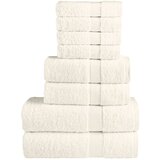 Furnova Komplet brisač iz bombaža 8-delni SOLUND krem 600 gsm, (21916765) u