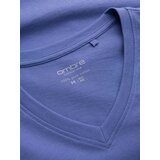 Ombre BASIC men's cotton classic tee with v-neck - purple | shoptok.hr