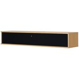 Hammel Furniture Črna/v naravni barvi TV omarica v hrastovem dekorju 133x22 cm Mistral – | Shoptok.si