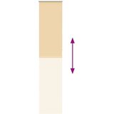 vidaXL Rolo zatemnjena bež 60x210 cm tkanina širina 55,7 cm poliester | Shoptok.si