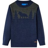  Dječji džemper pleteni modri 116 | shoptok.hr