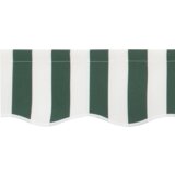 Tenda Valance za okvir 4.5 m Zelena i bijela 4.3x0.2 m | shoptok.hr