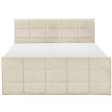 MID.YOU POSTELJA BOXSPRING 180 cm x 200 cm , tekstil, leseni material krem barve | Shoptok.si