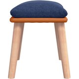  Tabure plavi 45x29,5x35 cm od tkanine i umjetne kože | shoptok.hr