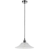 Luster na sajli JULL 1xE27/15W/230V sjajni hrom/prozirno staklo Cene