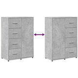 vidaXL Komoda 2 kosa betonsko siva 60x31x84 cm inženirski les | Shoptok.si