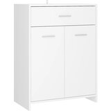 Maison Chic Kopalniška omarica - Kopalniški kabinet bela 60x33x80 cm iverna plošča, (21794633) Cene