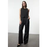 Trendyol Black Balloon Pattern Woven Trousers