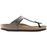 Birkenstock Sandali & Odprti čevlji Gizeh Nobuck Birko-Flor Regular - Stone Siva | Shoptok.si