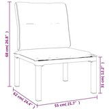  8-dijelna vrtna garnitura crno-siva od poliratana | shoptok.hr