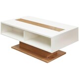 Hom`in klubska miza, 120/43/65 cm črna, bela, hrast artisan | Shoptok.si