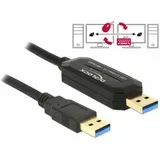 kabel USB 3.0 A-A Data-Link 1,5m črn 83647, (21028170)