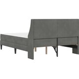  Okvir kreveta s madracem Zidne 2 pcs Tamno siva Baršun - Tamno siva 140 x 200 cm | shoptok.hr