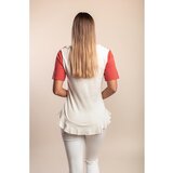 Fenzy Bombažna Majica S Kratkimi Rokavi, Bež | Shoptok.si