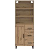  Visok predalnik Umetni hrast 69,5 x 34 x 180 cm Konstruiran les, (5000107959) | Shoptok.si