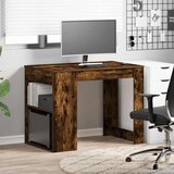 vidaXL Radni stol s ladicom i policom dimljeni hrast 102x62x77,5 cm | shoptok.hr