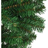  Preokrenuti umjetni božićni bor s setom kuglica Zelena 210 cm | shoptok.hr