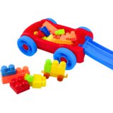  Građevne kocke u kolicima - plavo/crveni | Shoptok.si