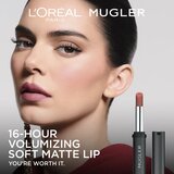 L´Oréal Paris x Mugler ruž za usne - polumatni s hidratantnim učinkom nijansa 02 Nude 1.8 g | shoptok.hr