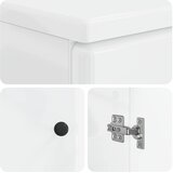  Set za kupaonicu od 3 dijela BREDA Bijela visokog sjaja | shoptok.hr