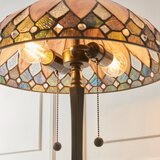 Endon 112183 - Stona lampa Tiffany BROOKLYN, 2x E14/10W/230V, prečnika 40 cm | Eponuda.com