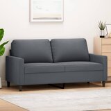  The Living Store Dvosed temno siv 140 cm žamet - Dvosed, (21447844) Cene