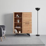 Bessagi Home Visoka Komoda Emilio, Barva Hrasta | Shoptok.si