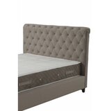 Hanah home deluxe set 140 x 200 beige dvostruki dušek, baza i uzglavlje