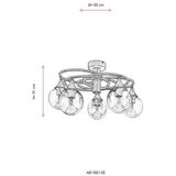 Opviq AR-1661-5E antiquation chandelier | ePonuda.com