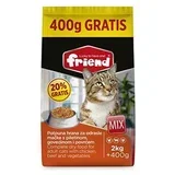 Hrana za mace govedina 2kg+200g Friend DC