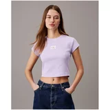 Calvin Klein Jeans Majice s kratkimi rokavi J20J223552VFR Vijolična