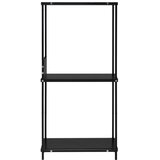 Male ravne police za knjige crne 33,5 x 39,6 x 79,7 cm drvene | Eponuda.ba