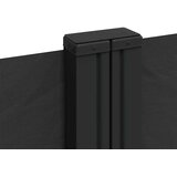  Uvlačiva bočna tenda 100 x 1000 cm crna | shoptok.hr