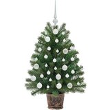 vidaXL Umestno božično drevo med 150 LED Zelena 90 cm PE in PVC | Shoptok.si