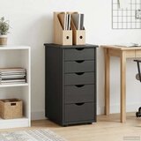  Cabinet Crna 34 x 39 x 61,5 cm Čvrsto borovo drvo | shoptok.hr