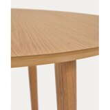 Kave Home Okrugli proširiv blagovaonski stol u dekoru hrasta u prirodnoj boji ø 90 cm Oqui – | shoptok.hr