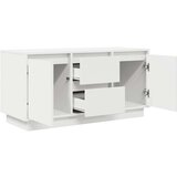 vidaXL TV omarica z LED svetili bela 100x41x50 cm | Shoptok.si