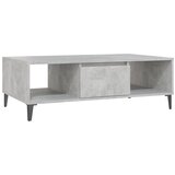 Maison Chic Klubska mizica - kavna mizica - Nizka mizica betonsko siva 103,5x60x35 cm iverna plošča, (21754211) Cene