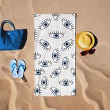 Lessentiel Maison Peškir za plažu Blue Eyes, 75x150 cm, Beli | ePonuda.com
