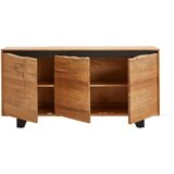 Livetastic komoda, črna, barve akacije | Shoptok.si